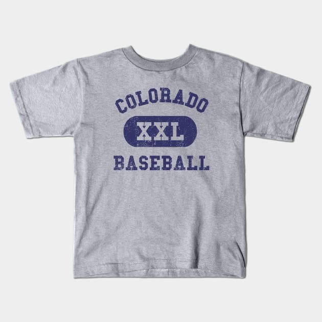 Colorado Baseball II Kids T-Shirt by sportlocalshirts